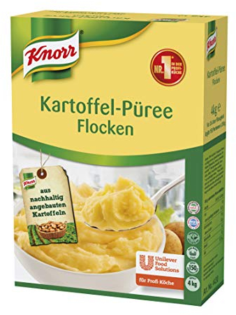 Knorr Kartoffel-Flocken Püree (aus Qualitäts-Kartoffeln) 1er Pack (1 x 4kg)