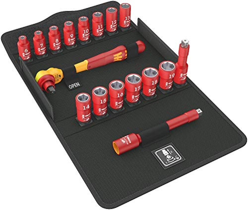 Wera 8100 SB VDE 1 Zyklop Steckschlüsselsatz metrisch 3/8 (10 mm) 05004970001