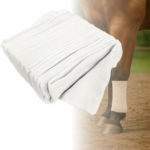 EDWARD Cows Horses Vet Wrap - Large Animal Fix Elastic Net Tubular Support Bandage for Neck Leg Paw Joint Hoof, Dogs Cats Wound Dressing Retainer