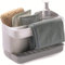 Snips Riordinello, Portaesponjas con Dispensador, Soporte para Esponjas, Blanco y Gris Made in Italy, 0% BPA
