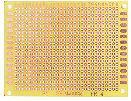 YOKIVE 5pz Monofacciale Lato Universale Stampato Circuito Schede, FR-4 PCB Placcato Rame Scheda, Buono per Fai da te Saldatura Progetti elettronici (Verde, 70x90mm)