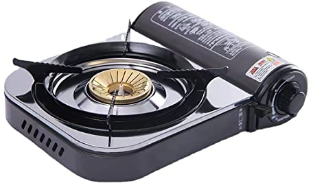 Cuisinière au Butane, cuisinière à gaz Butane Portable, allumage Automatique, Mini cuisinière à gaz, Four à brûleur Butane for Cuisine en Plein air, Sac à Dos, randonnée, Urgence à Domicile