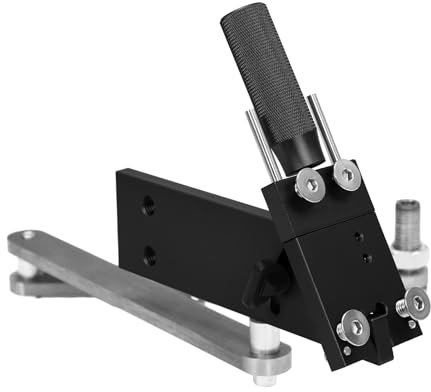 Lawn Mower Blade Sharpener,15°-45°Adjustable for Straight and Standard Lawnmower Blades,Aluminum Alloy,for sharpening blades from 2.76-5.51inch (Black)