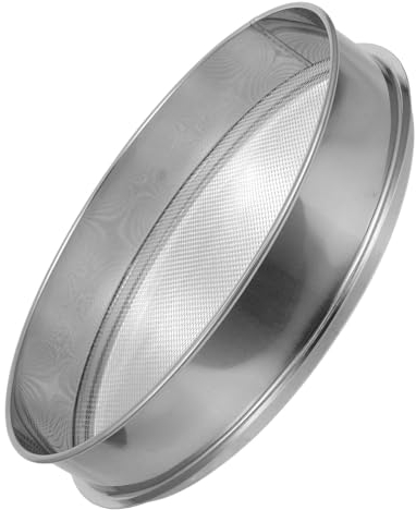 POPETPOP Tamis de sol en maille - Tamis de jardin - Tamis de jardin - En acier inoxydable - 2 mm - Tamis à énigmes - Pour tamiser le sol