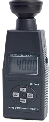 Estroboscopio de mano digital RZ Tacómetro Rpm Probador de revolución fotoeléctrica de láser de mano no contactada con láser 0RPM DT2240B