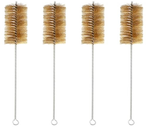 Eoslcusmvl 4X Cepillo de Alambre de Cobre Tubo Cepillo de Limpieza de Chimenea Diámetro 60 mm