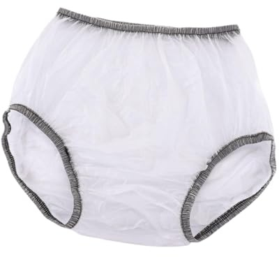 Milageto Cubierta de incontinencia Adultos Pañal de tela Implaz de agua REUSABLE REULIBLE Pañal suave resistente para mayores, Xs