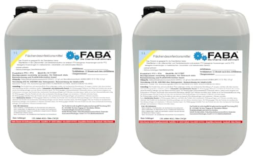 FABA Flächendesinfektionsmittel 2 x 5 L