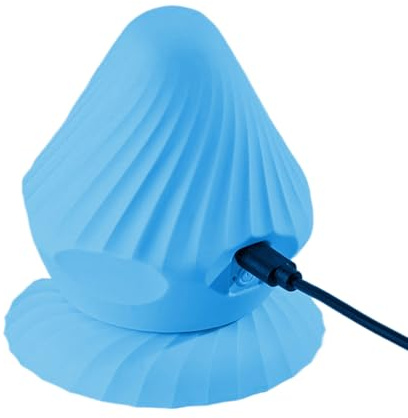 Bola de masaje – Cuerpo de, vibrador y eléctrico | Masajeador profundo con ventosa para recuperación muscular, 4 velocidades de vibración para espalda, piernas, cuello después del