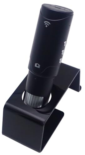 Dermatoscopio 3 in 1 con polarizzatore a luce UV, wireless, WiFi, USB, microscopio digitale, con lampada in legno, per iPhone, Android, telefono, Mac, Windows, con ugelli sostituibili
