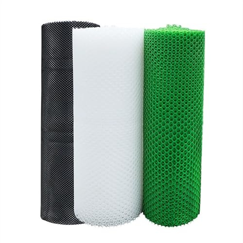 Plastic mesh fencing roll Mesh size 0.47inch Chicken Wire Mesh Fencing Garden Poultry Breeding Netting Grass Protection Mesh for Balcony Floral Wire Netting(Size:1 * 10m,Color:Black)