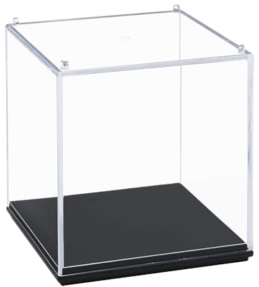 Odoria Kleine Vitrine Klar: Acryl-Schutzkasten für Blind Box zur Aufbewahrung von Mini-Pop-Figuren, Staubdicht Stapelbar