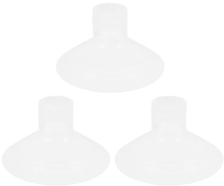 CVUTOVO Silikon Massagepads zur Komfortablen Anwendung für Milchpumpen Zubehör 3 Stück mit Sicherem Burrfreiem Material für Eltern und Babys