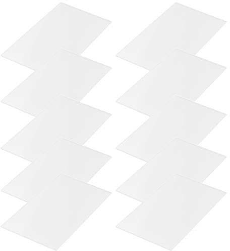 UTHCLO 20 Placas Acrílicas Transparentes Reutilizables para Números de Mesa, Tarjetas Asiento para Bodas, Decoraciones de Recepción, Tarjetas DIY para Banquetes y Eventos