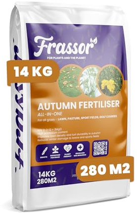 Concime Autunnale 14 KG All-in-One NPK 6-3-12 + 3MgO Granulare – Nutrizione Lunga Durata, Radici Forti, Prato Sano – Frassor