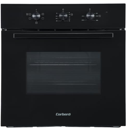 Corberó - Horno Eléctrico Convencional | CCHM626N | 70 L | Hidrólisis y Cocción a Vapor | 2100 W |4 Programas | Doble Cristal | Luz interior | Cristal Negro