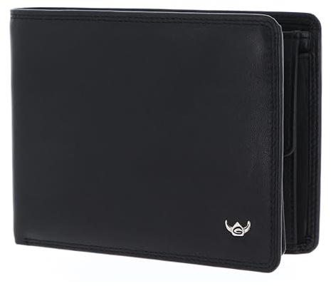 Golden Head Leder Geldbörse Polo RFID Protect Scheintasche 1339 Schwarz