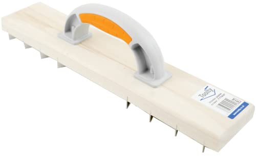 Toolty Stainless Steel Wall Plaster Render - 16 - Soft Blocks Scraping Plane - Scraper, DIY - TLTY-0148