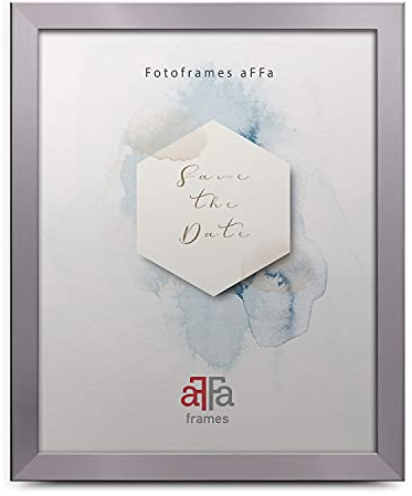 aFFa frames Hekla, Bilderrahmen MDF-Fotorahmen, the frame, Fotorahmen mit Acrylglas, bilderrahmen Silber, 40 x 60 cm