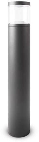 Paco Home Lámpara Exterior Decoración Jardín Camino Bolardo Caseta Lámpara De Pie E27 IP54, Farbe_MuVa:Tipo 3 - LED, Luminarias forma__Tamaño:90cm