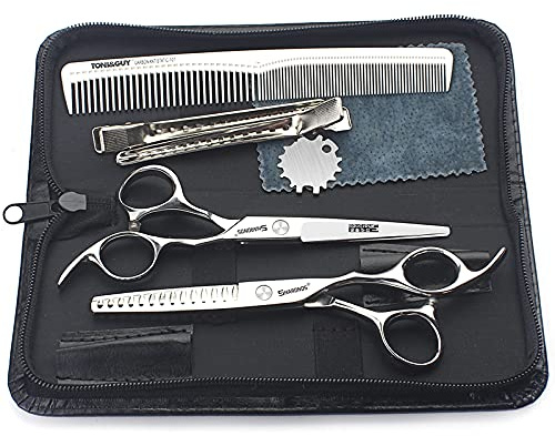 Axemoore Haarschere,professionelle Haarschneidescheret15.2cm (15.2cm 2pc-B) | aus japanischem Edelstahl,Professionelle Salon-Klasse-Schere,frisuren schere