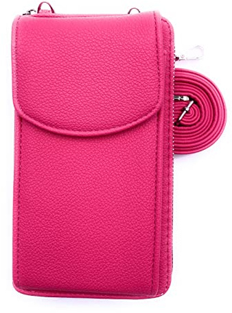 stylx Kleine Handy Umhängetasche, Geldbörse Damen Brieftasche RFID Schutz Crossbody Handytasche Reisepass mit Kartenfächern und Verstellbarem Schultergurt