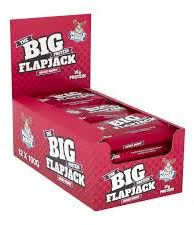 MM The BIG Protein Flapjack 100g // 15g Protein // Mixed Berry Flavour // 12 x 100g Flapjack
