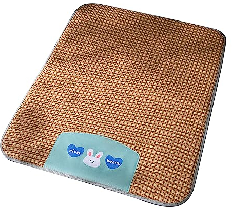 PETCUTE Atmungsaktiv Kühlmatte für Hunde Katzen, Selbstkühlend Haustier Kühlmatte Waschbar Kühlkissen für Hunde Katzen,rutschfeste Komfortabel Kühlbett für Sofa, Kiste, Käfig, Nest, Auto