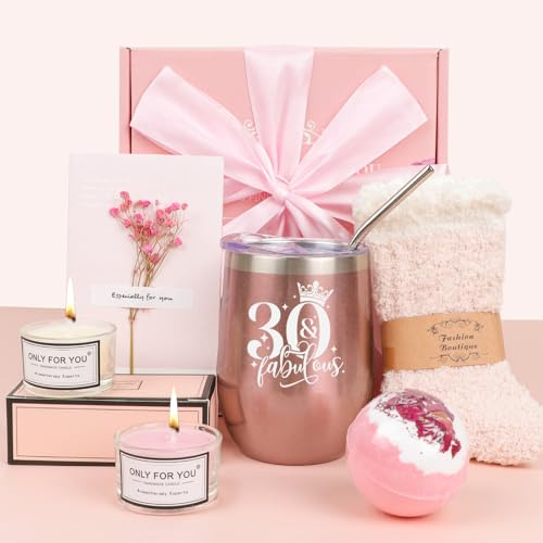 JORTINE 30. Geburtstag Geschenkset: Frauen Geschenke für Schwester, Freundin, Ehefrau