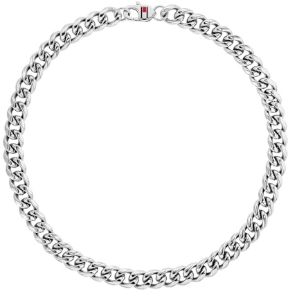Tommy Hilfiger Jewelry Collar de Cadena para Hombre de Acero Inoxidable - 2790604