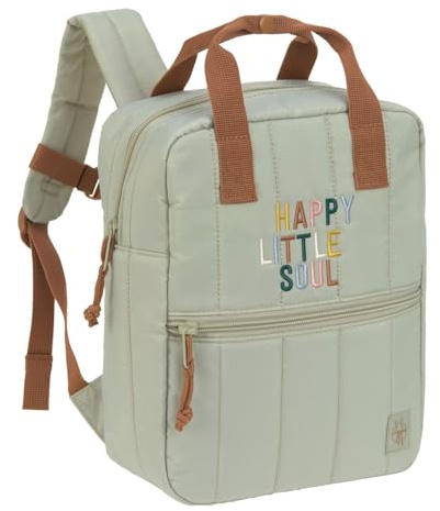 LÄSSIG Rucksack Freizeitrucksack Little Gang Mini Square Backpack 7L Light Khaki