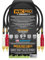 0.5 Meter RCA Cable Pair - WBC-PRO-LOCAP Low-Capacitance (14pF/ft) 22 AWG Ultra-Silent Audiophile & Professional-grade Audio Interconnect Cable with Amphenol ACPR Gold RCA Plugs & Black Tweed Jacket
