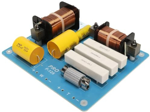 YEHEI Zwei-Wege-Frequenzweiche für Kontrabass Professioneller Frequenzteiler 800W maximal für Bühnenkonferenz-Lautsprecher