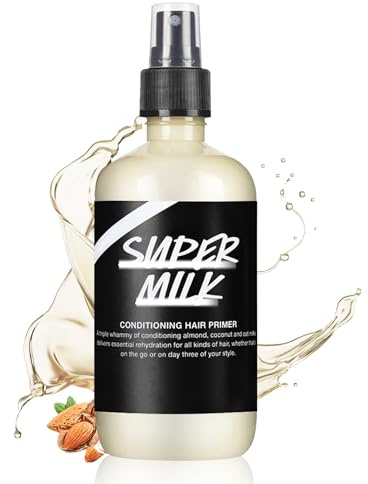 Super Milk Conditioning Hair Primer, 100 ml Super Milk Hair Primer Balsamo Spray,Super Milk Conditioning Hair Spray nutriente Latte Hair Care, per tutti i tipi di capelli