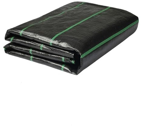 XUWEWI Membrana Antihierba 2 Piezas de 3 x 10 pies. Membrana Resistente,0 oz for Control Malas Hierbas, Tela Barrera contra for paisajismo, Entrada, Grava, césped Artificial