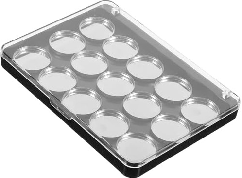 Tofficu Palette de Maquillage Magnétique Vide pour Fards à Paupières Plateau de Maquillage DIY Portable Multi Cosmétiques Femme