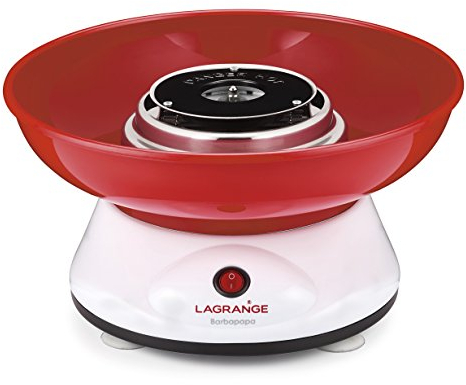 LAGRANGE 379003 Barbapapa Machine à Barbe à Papa Rouge/Blanc 400 W