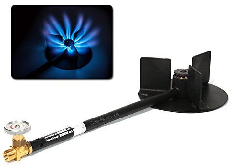 Hochleistungsbrenner 14 kW/Propan Turbo Hockerkocher - Gaskocher Made IN Germany (z.B. für Räucherofen, Bierbrauen, Wurstkessel, Fleischerei, Gulaschkanone, Imker, Jäger,) - Gasbrenner f. Kochkessel