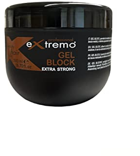 Intercosmetics Extremo - Gel Block per capelli Extra Strong, azione modellante, effetto capello lucido, 500 ml