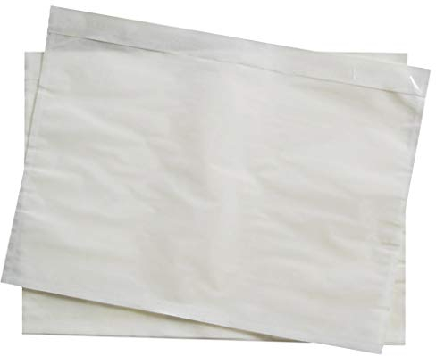 Netuno 1000 transparente selbstklebende Lieferscheintaschen DIN C5 24 x 18,1 cm Dokumententaschen für Begleitpapiere Garantiekarten Lieferscheine Dokumente Rechnungen Rechnungstaschen Pakettaschen