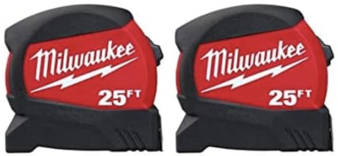 Milwaukee - 48-22-0125G - 25 ft. Magnetic Tape Measure - 2-Pack