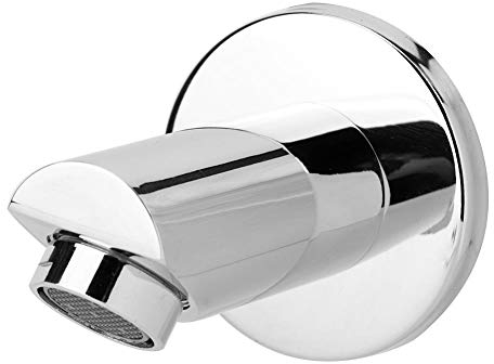 JULYKAI Bocca erogazione Rubinetto, Filettatura G1/2in Rame Installazione a Incasso Rotonda da Incasso Rubinetto Doccia erogazione Doccia Pannello Accessorio Vasca da Bagno Miscelatore Doccia