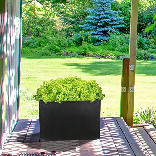 Goosacyon Pflanzbeutel aus Filz, rechteckig, Stoff, Hochbeet, Garten, Wachstumsbeutel, rechteckig, für Gemüse, Pflanzen, Blumen