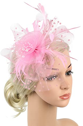 Kichvoe Federkopfschmuck Mit Tüll-blumen-design Leicht Und Detailreich Für Partys Und Cosplay Geeignet Als Haarband Getragen Verrutschen