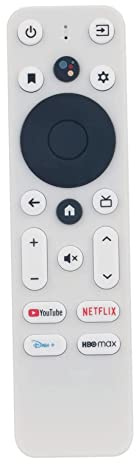 AULCMEET Sprachaktivierte Ersatzfernbedienung Kompatibel mit ONN 4K Android OLED Smart TV HDMI Streaming Stick 100024646 100026240