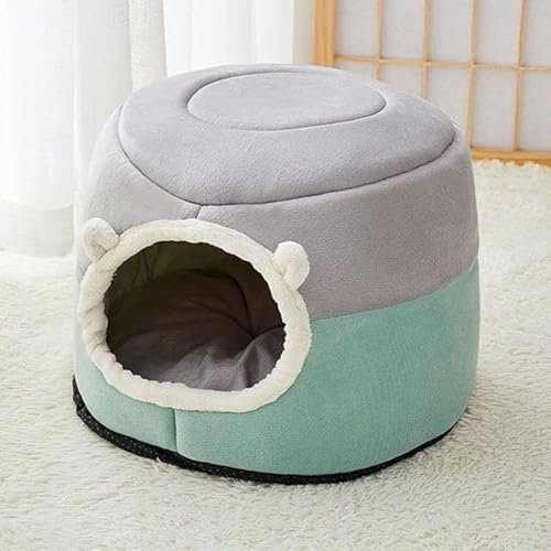 1Pcs Winter Tiefen Schlaf Komfort Katze Bett Kleine Matte Nest Katzen Zelt Gemütliche Höhle Kapsel Kleine Hunde Katzen Haus innen