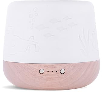 Pranarôm Diffuseur CERABB Huiles Essentielles Bébé | Diffusion douce et sécurisante, favorise le sommeil. Double fonction diffuseur et veilleuse.