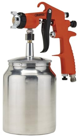 Draper 28354 Suction Air Paint Spray Gun, 1L, 1.8mm