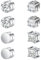 GMXJGZ Magnetische Ohrringe Herren Damen Mit Zirkonia-Einlage - Hypoallergene Magnet Ohrringe Fake Earrings