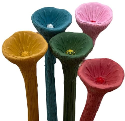 HowseHold Bee Drinking Cups for Garden Multicolour [Pack of 5] Safe Drinking for Bee's and Insects